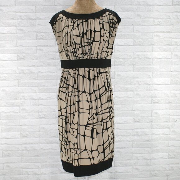 Maggy London Dresses & Skirts - MAGGY LONDON Dress Giraffe Casual Black Taupe Animal Print Plus Size 14